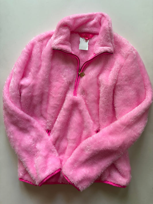 Jacket Faux Fur & Sherpa By Lilly Pulitzer In Pink, Size: S