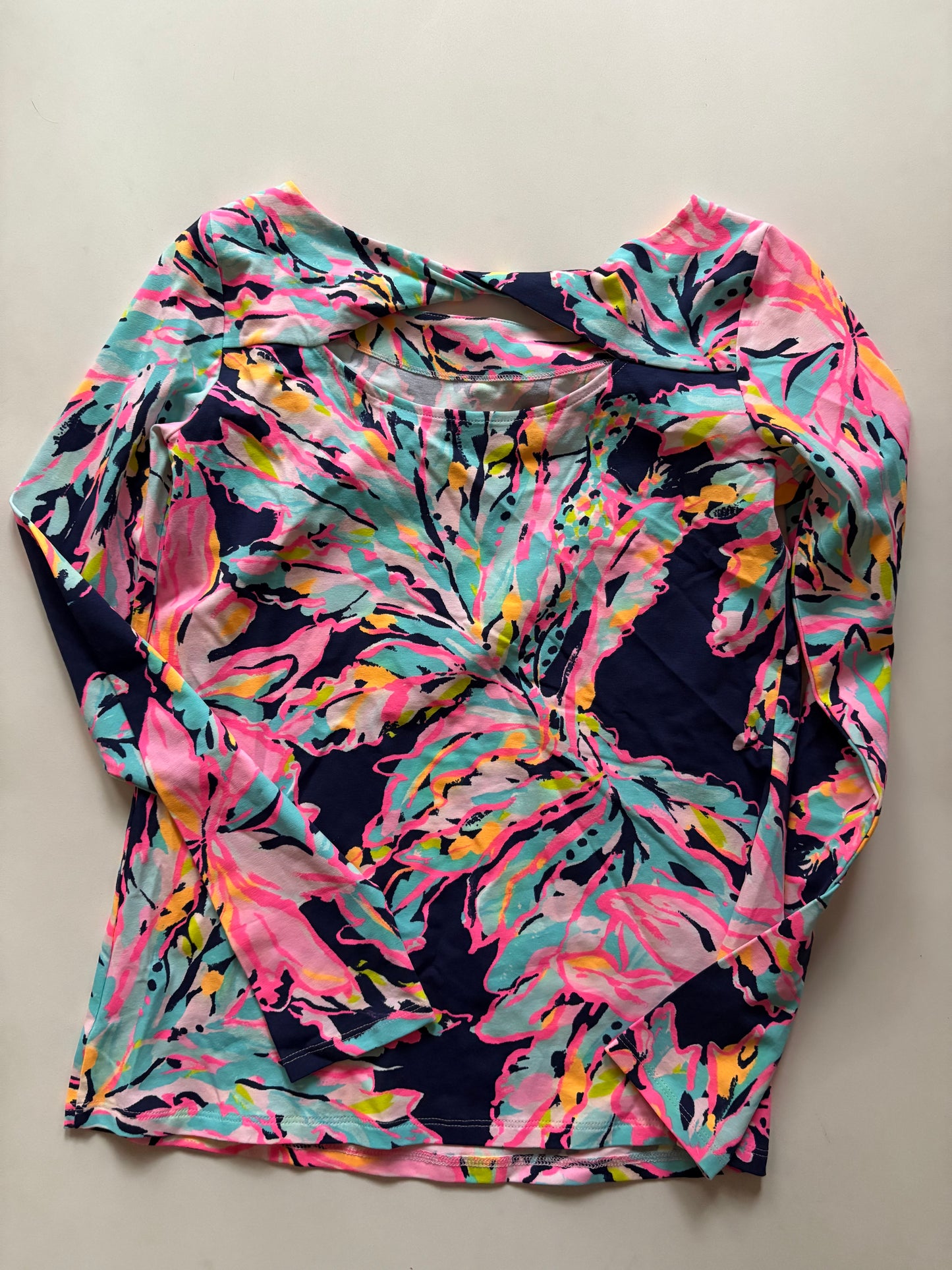 Top Long Sleeve By Lilly Pulitzer In Multi-colored, Size: Xs