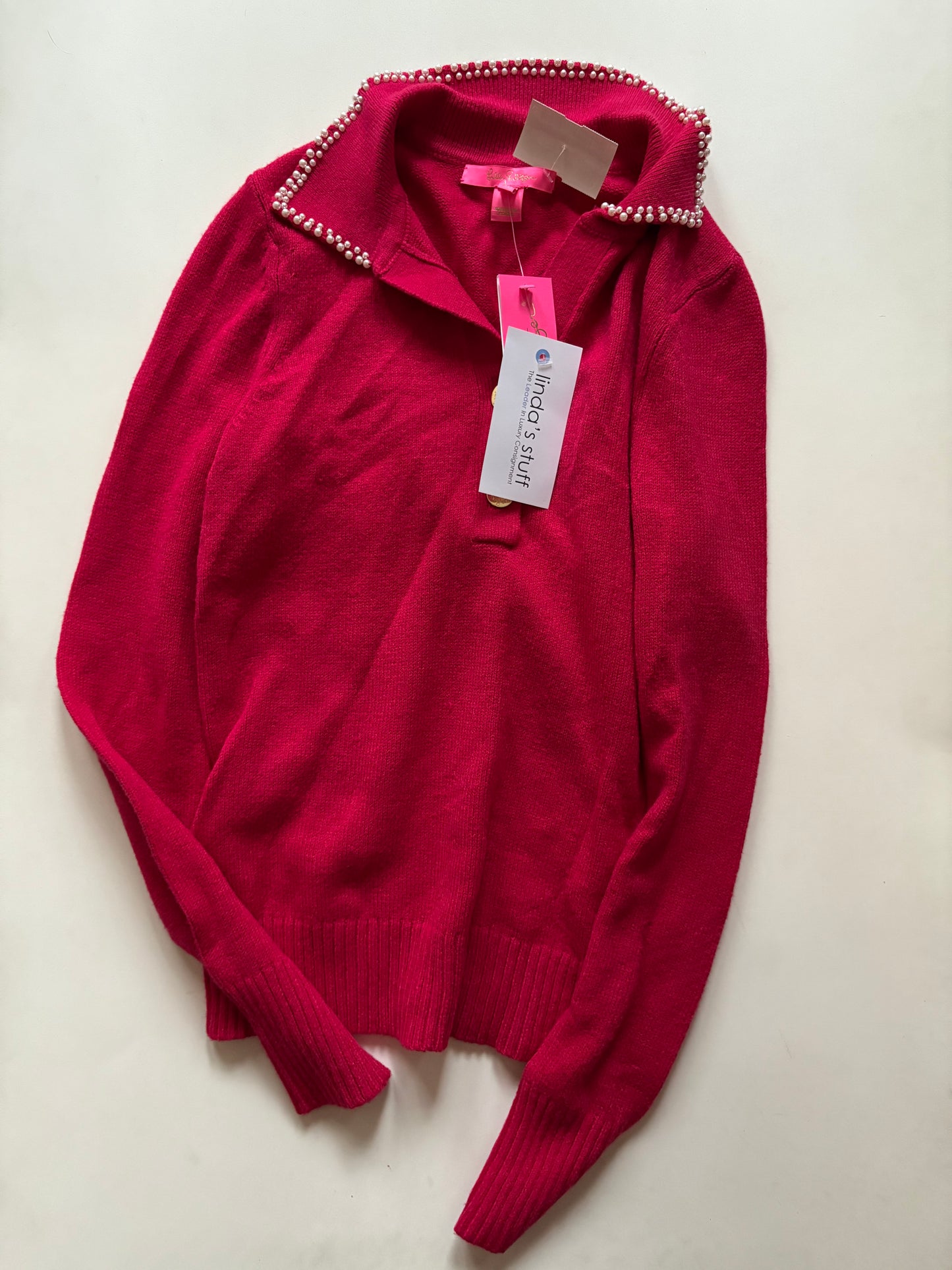 Sweater By Lilly Pulitzer In Red, Size: Xs