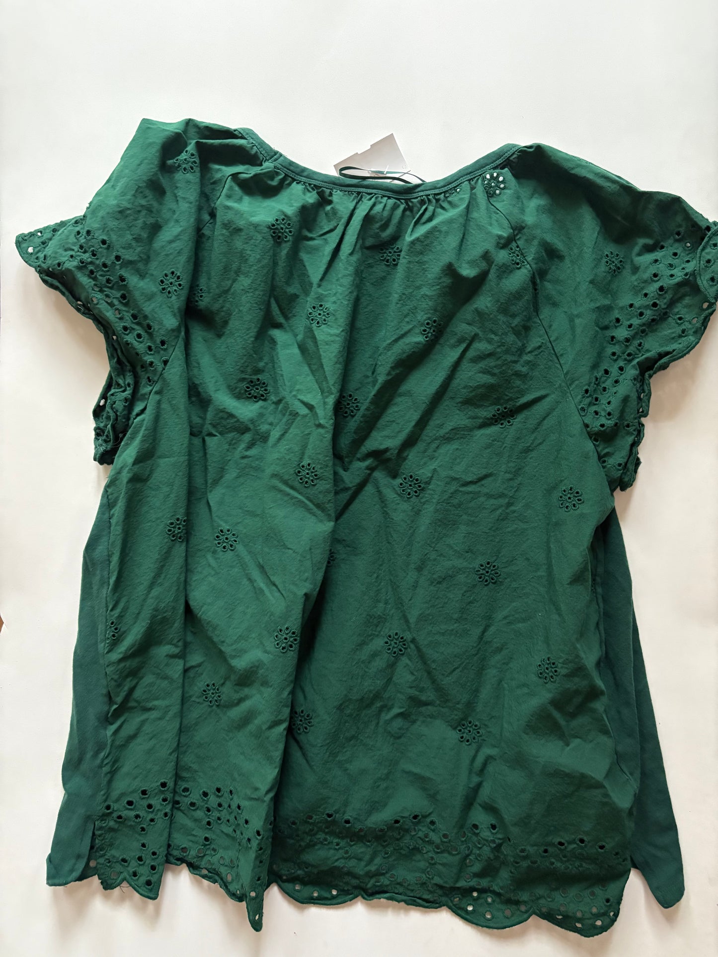 Top Short Sleeve By Lc Lauren Conrad In Green, Size: 2x