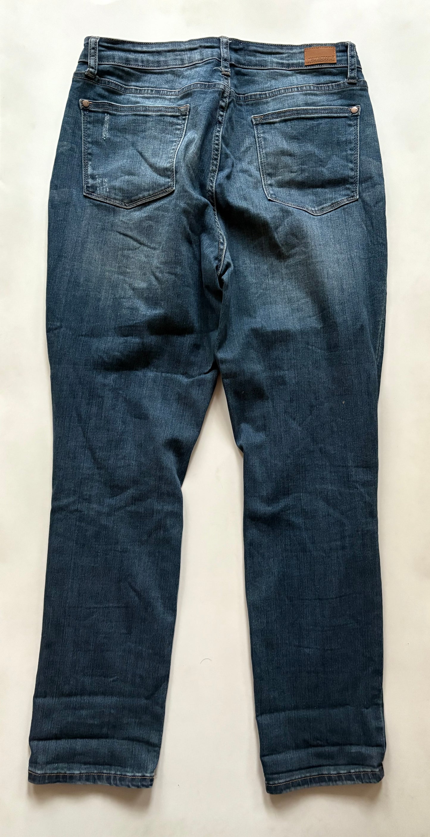 Jeans Straight By Judy Blue In Blue, Size: 12