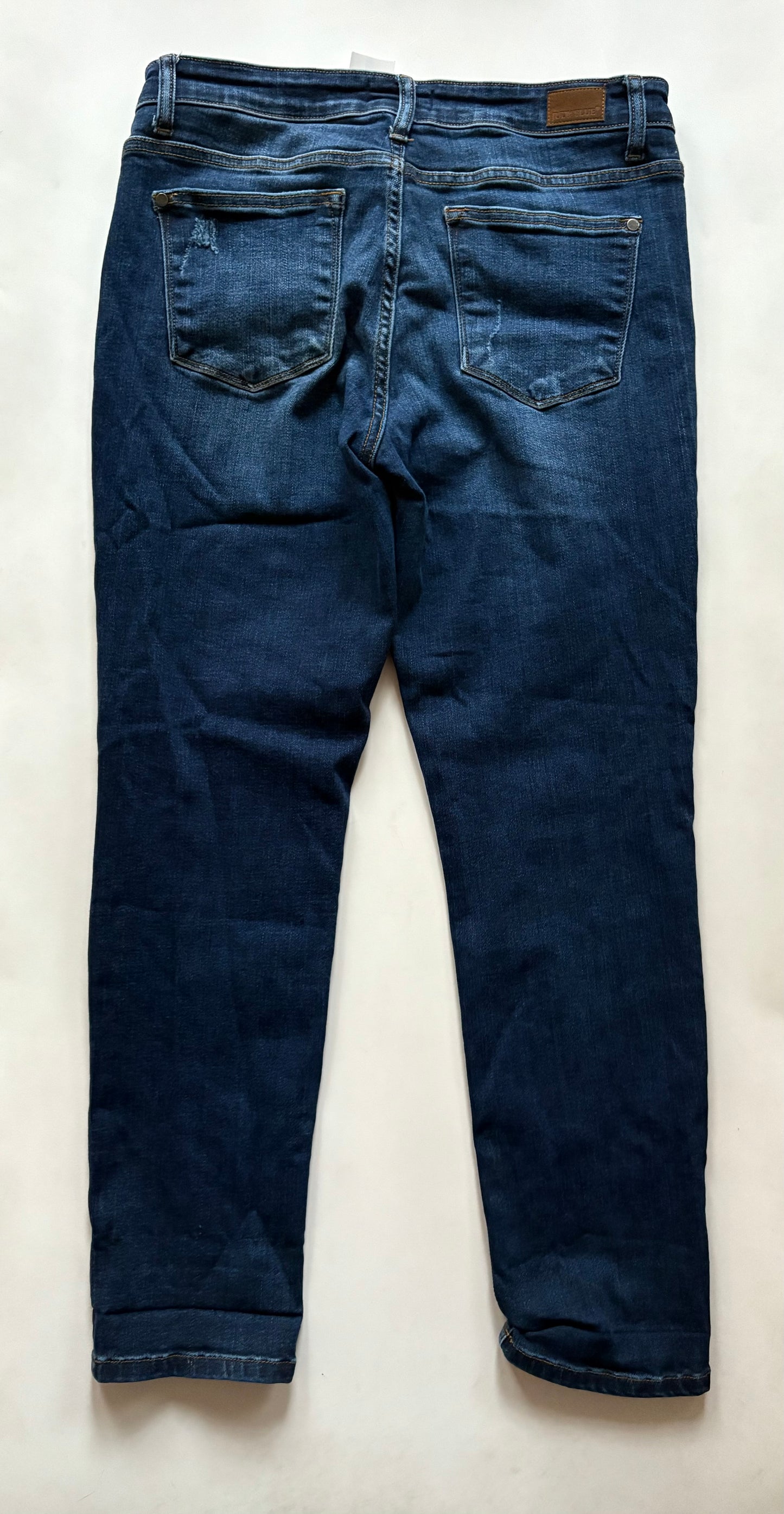 Jeans Straight By Judy Blue In Blue, Size: 12