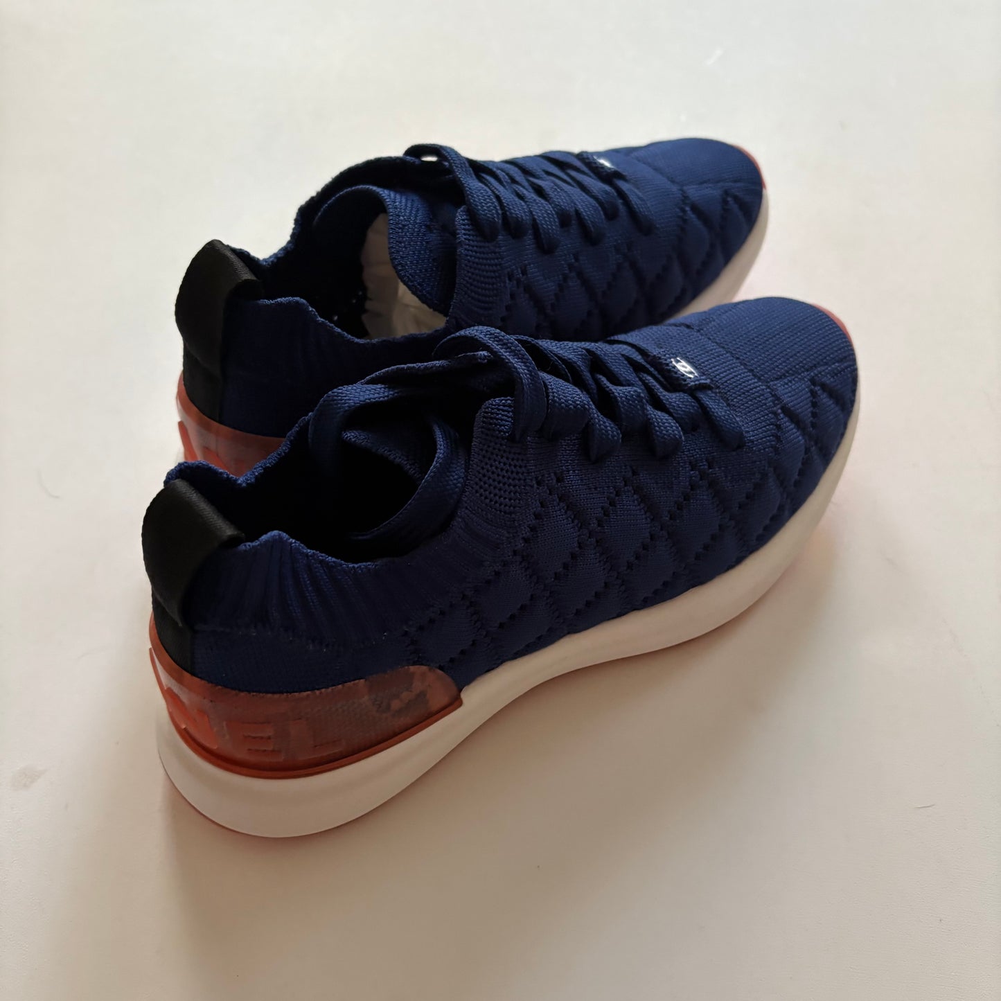 Shoes Athletic By Chanel In Blue, Size: 6.5