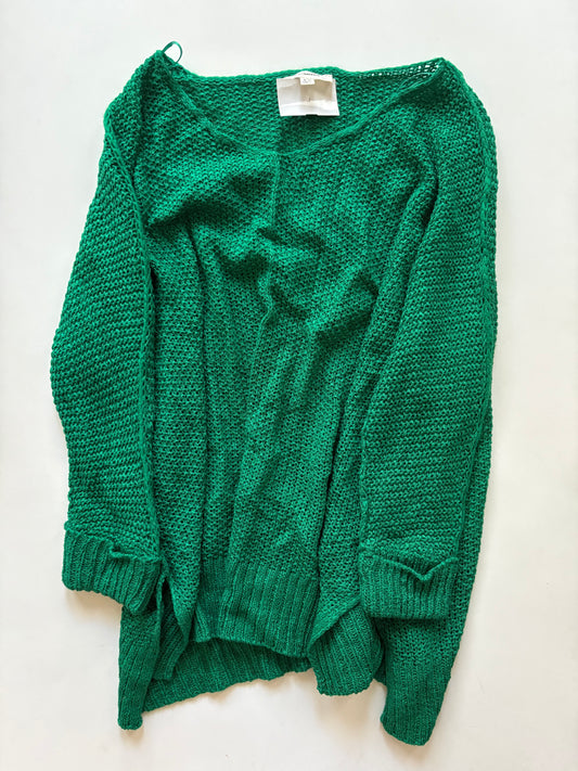 Sweater By Ee Some In Green, Size: S