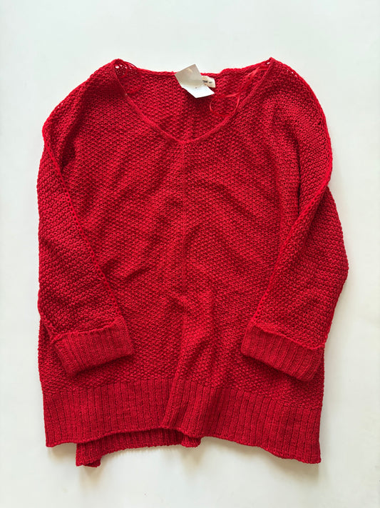 Sweater By Ee Some In Red, Size: S