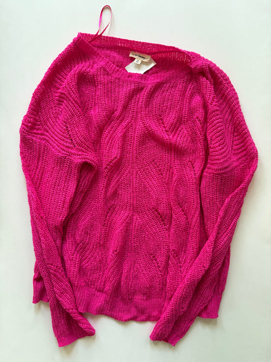 Sweater By Ee Some In Pink, Size: S