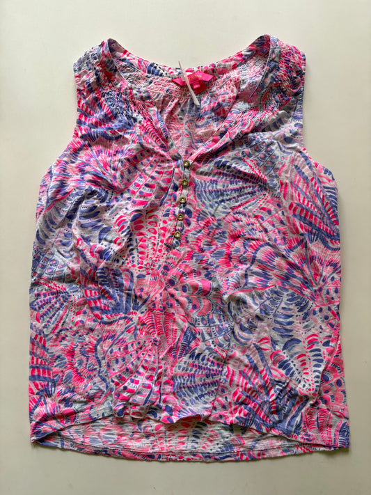 Top Sleeveless By Lilly Pulitzer In Multi-colored, Size: L