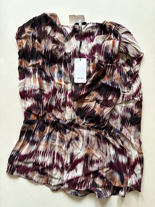 Blouse Sleeveless By Reiss In Multi-colored, Size: M