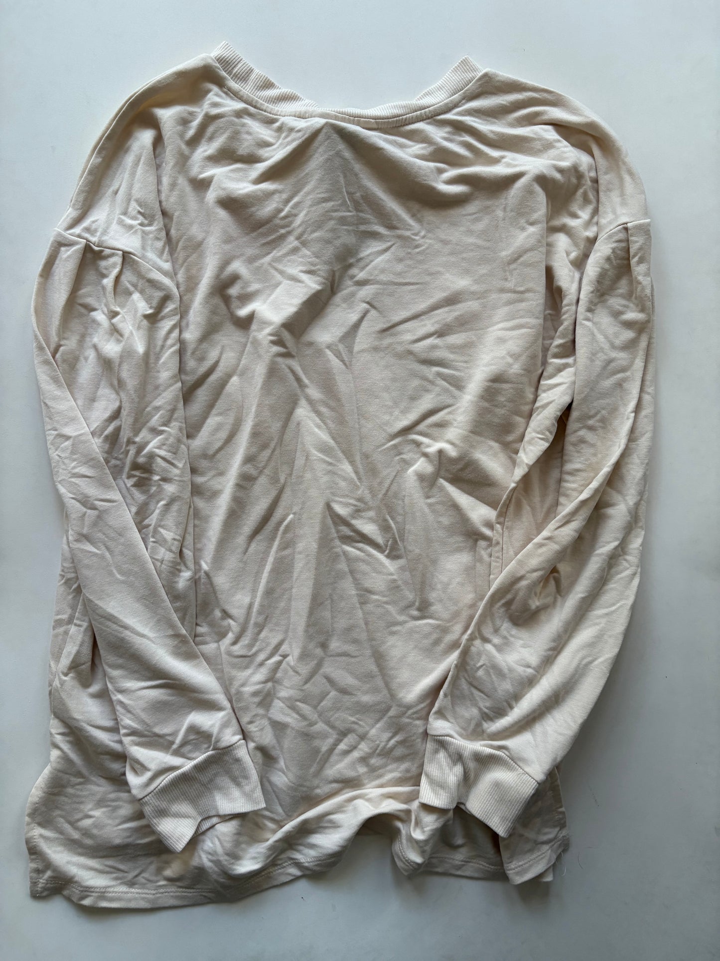 Top Long Sleeve By Crown And Ivy In Cream, Size: 2x