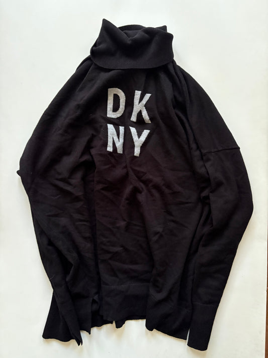 Sweater By Dkny In Black, Size: Xl