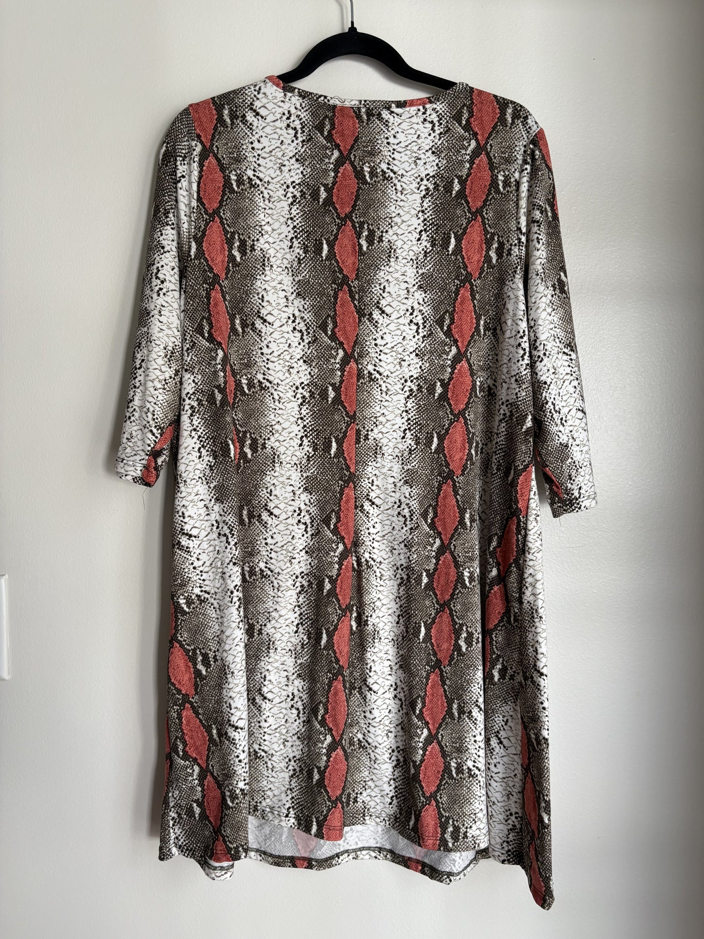 Dress Casual Midi By Fred David  Size: 1x