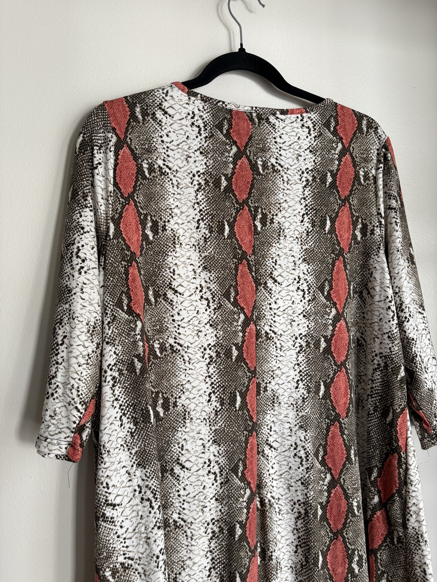 Dress Casual Midi By Fred David  Size: 1x