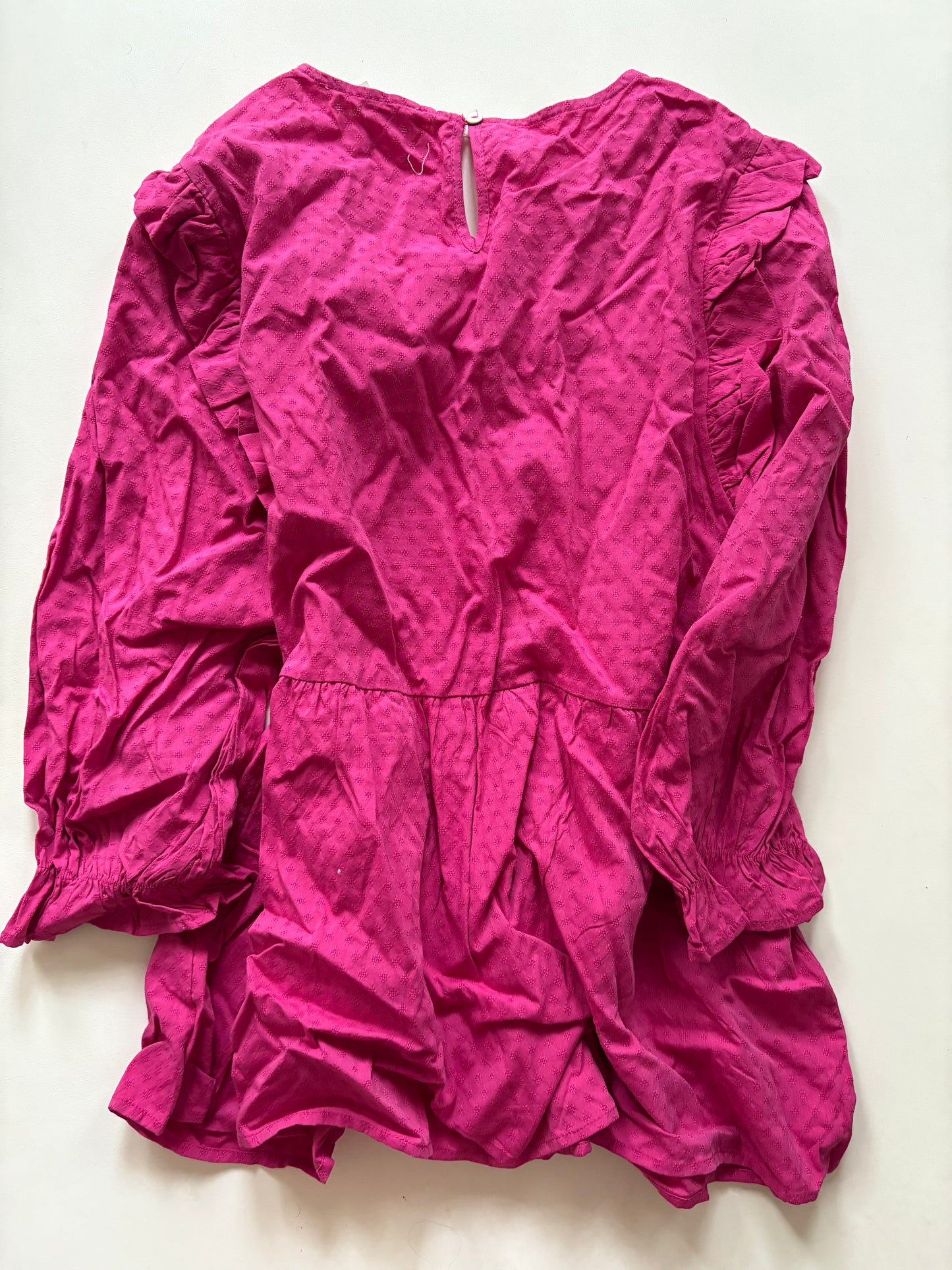 Top 3/4 Sleeve By Michelle In Pink, Size: Xl