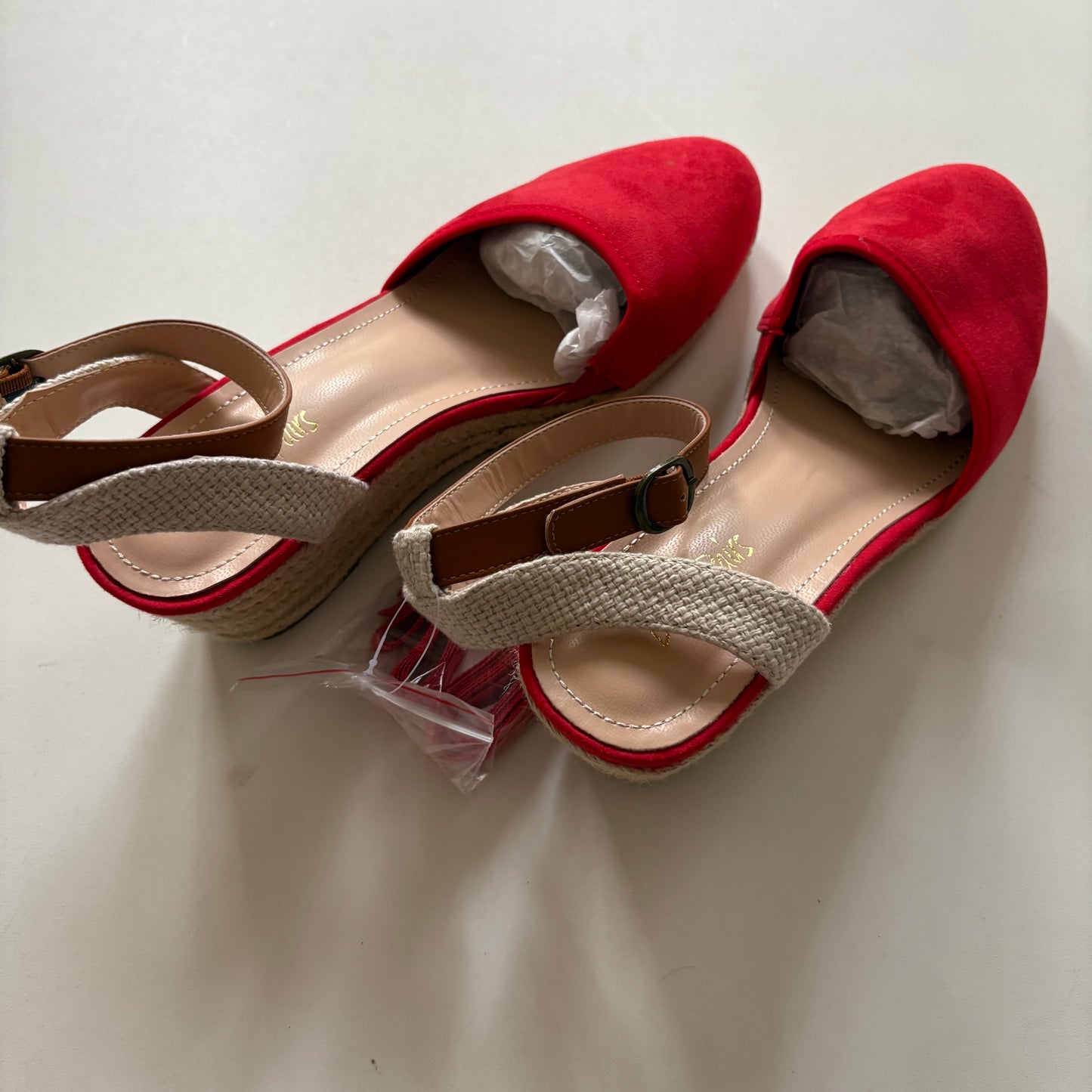 Shoes Heels Wedge By Dream Pairs In Orange, Size: 11