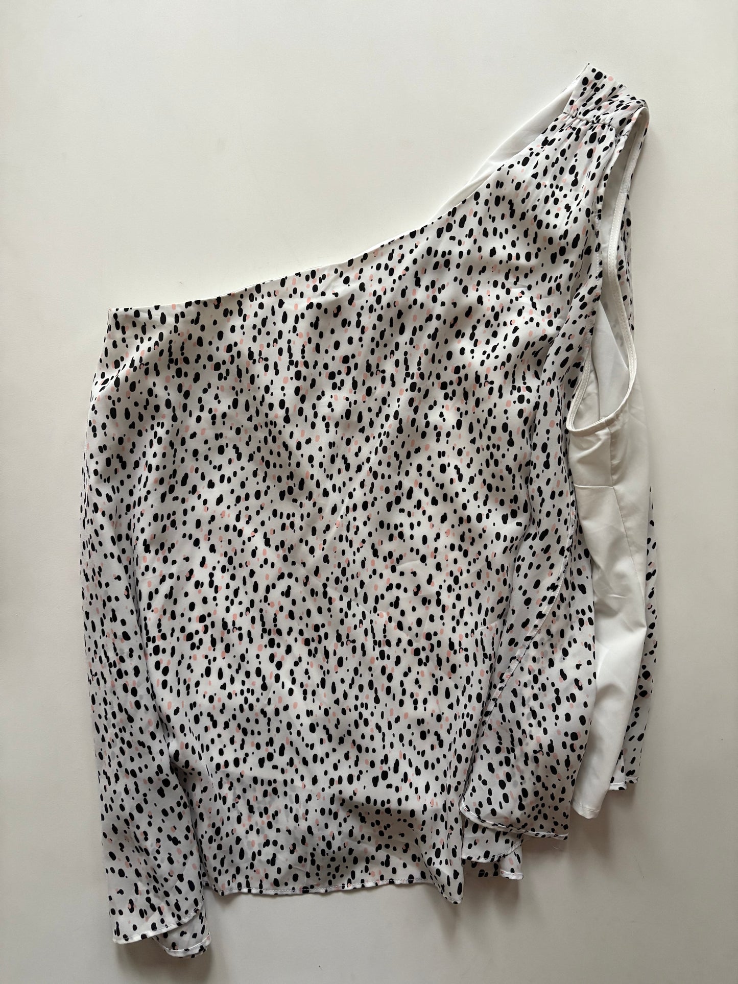 Blouse Sleeveless By Kaari Blue In Aqua, Size: L