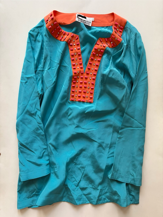 Blouse Long Sleeve By Trina Turk  Size: L