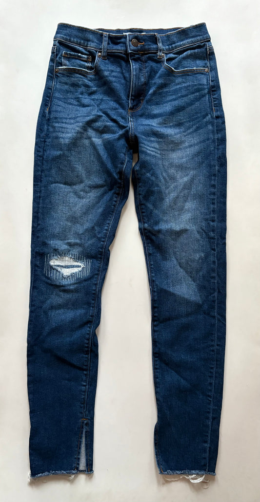 Jeans Straight By Loft In Blue, Size: 4