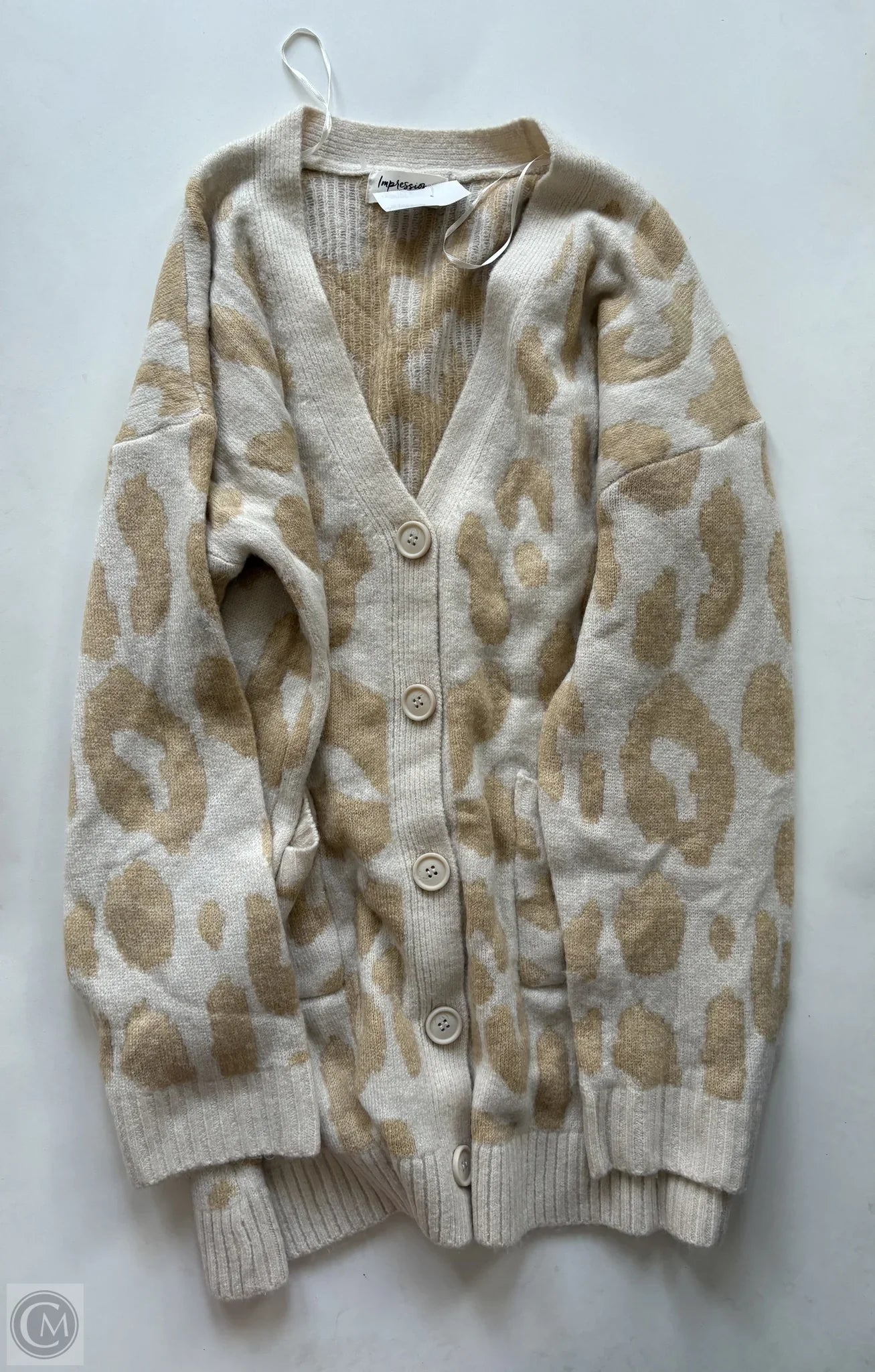 Sweater Cardigan By Impressions  Size: L