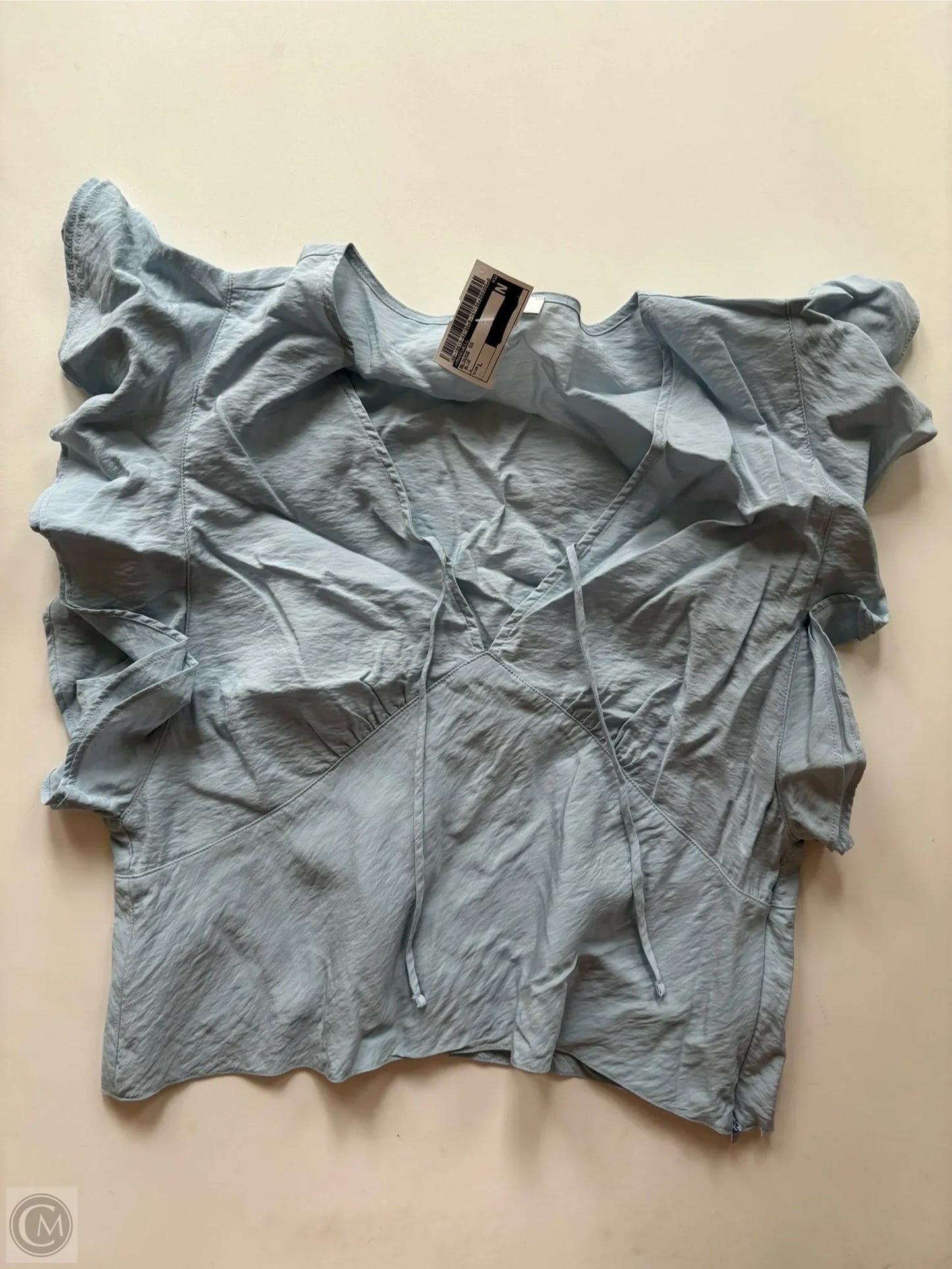 Blouse Short Sleeve By Madewell  Size: L