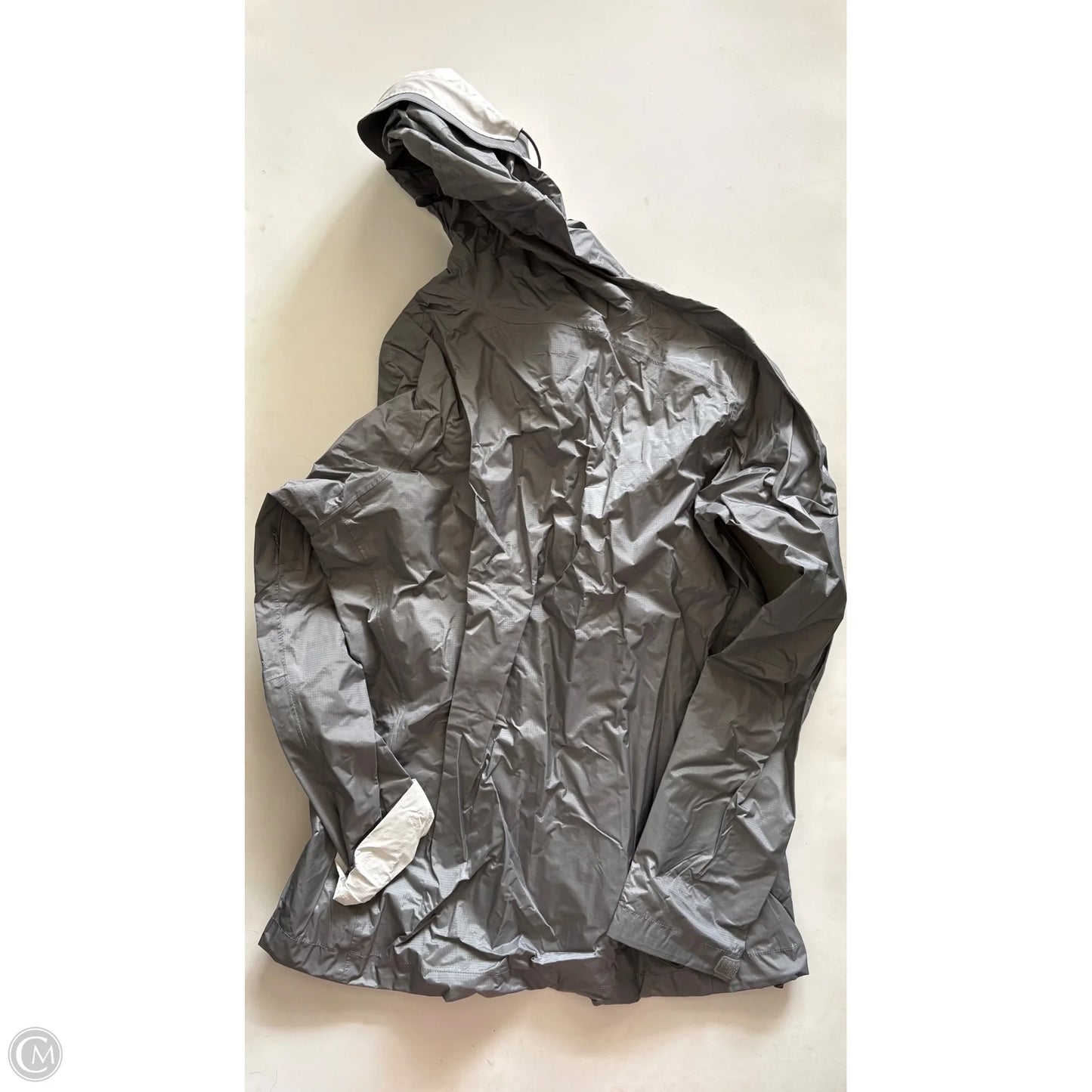 Jacket Windbreaker By Patagonia In Grey, Size: L