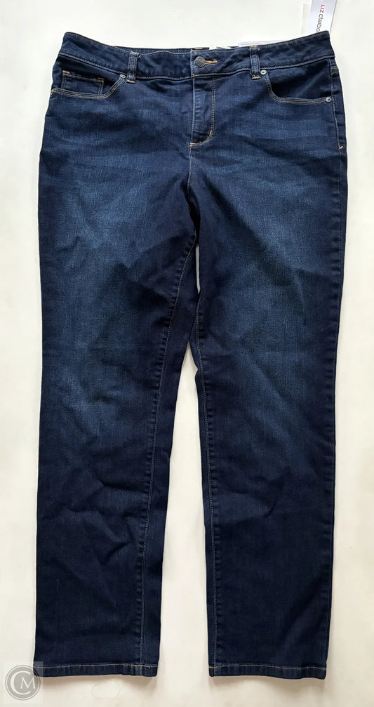 Jeans Straight By Liz Claiborne In Blue, Size: 12