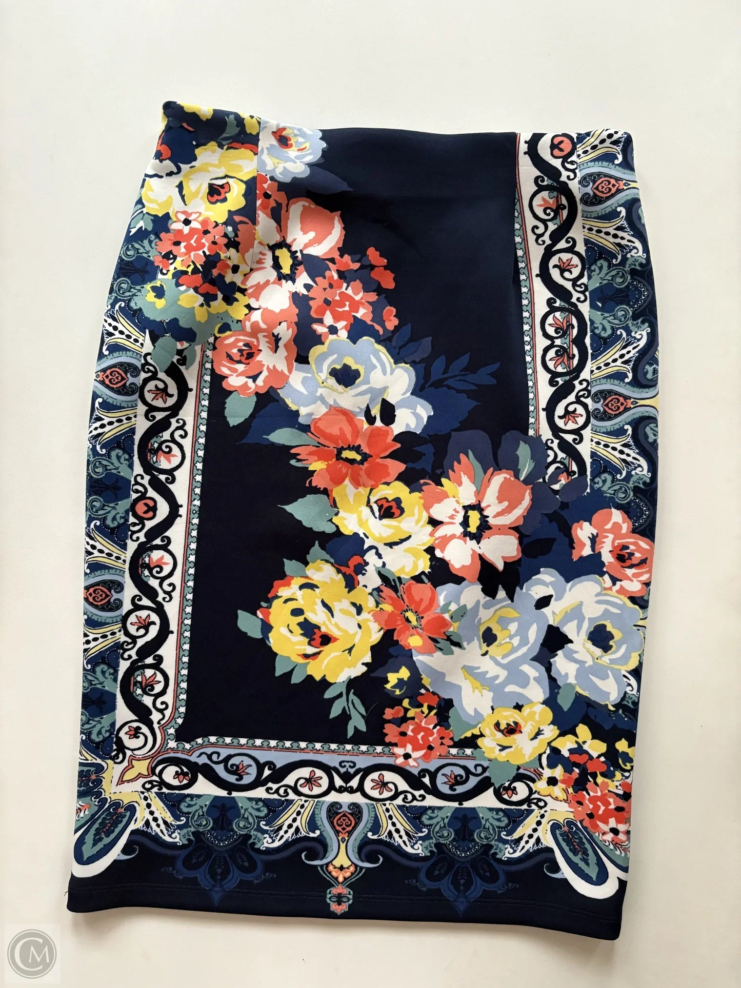 Skirt Midi By Cato In Floral Print, Size: Xs