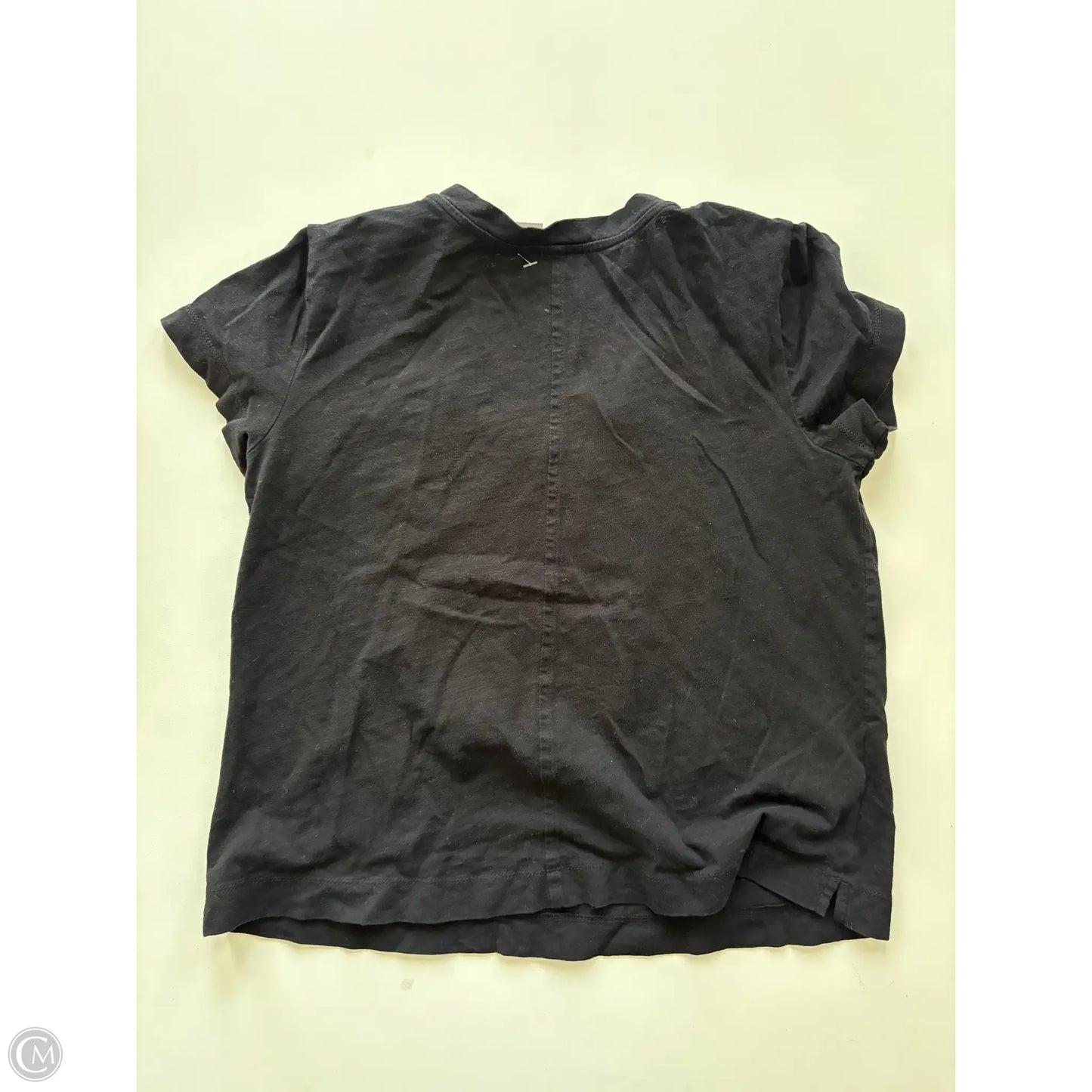 Top Short Sleeve By Loft In Black, Size: Xs