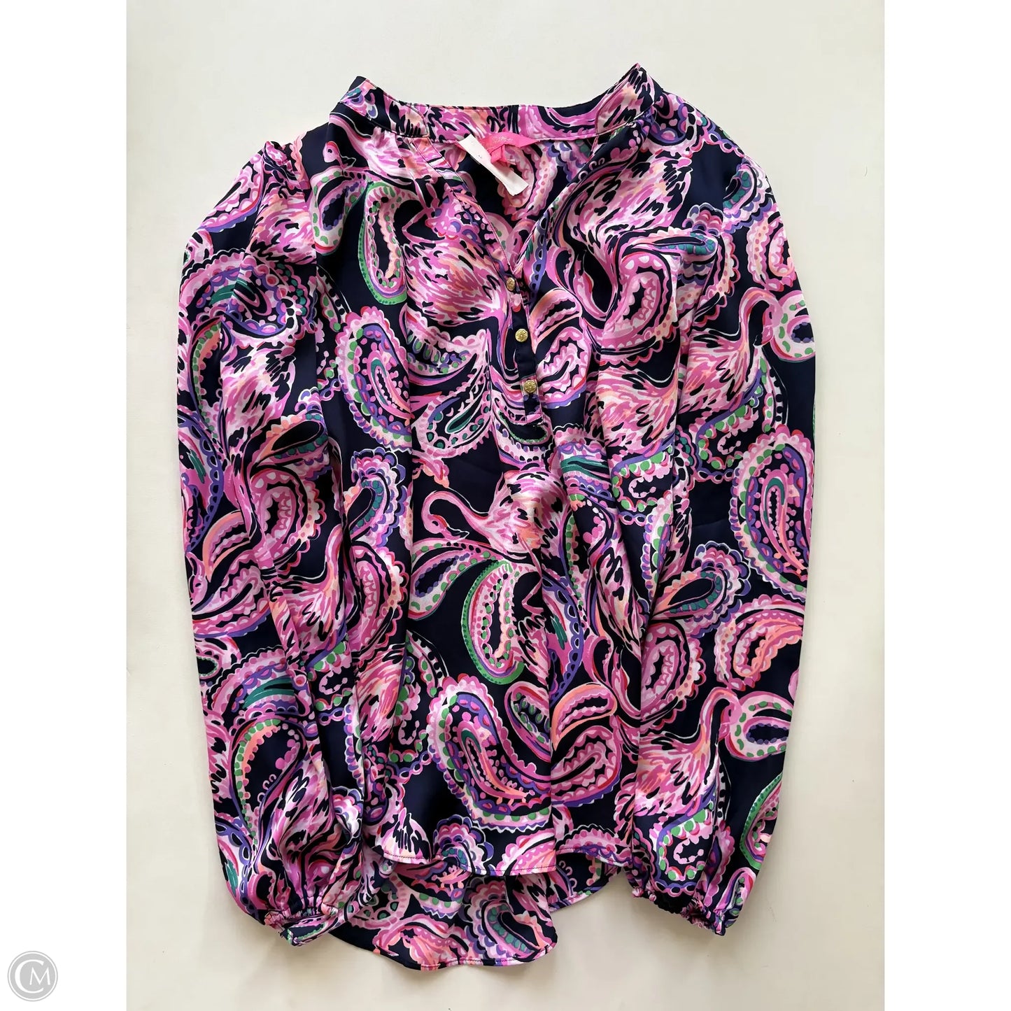 Blouse Designer By Lilly Pulitzer In Multi-colored, Size: Xs