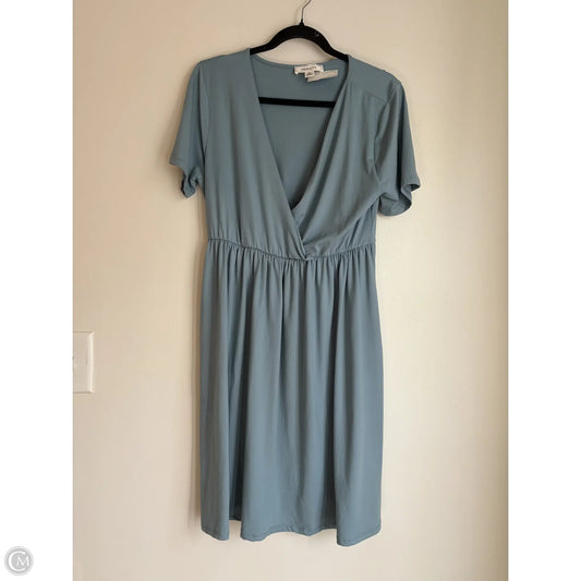 Dress Work By Zenana Outfitters In Blue, Size: Xl
