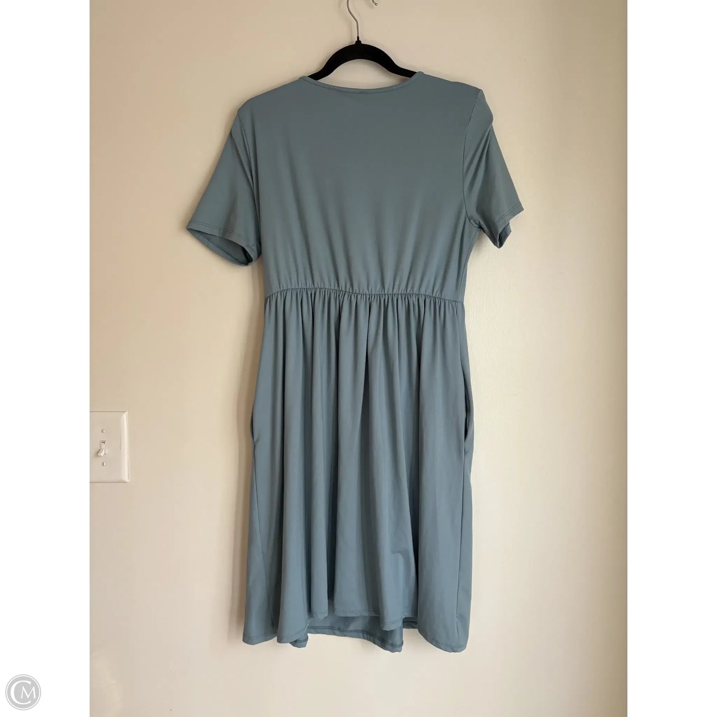 Dress Work By Zenana Outfitters In Blue, Size: Xl