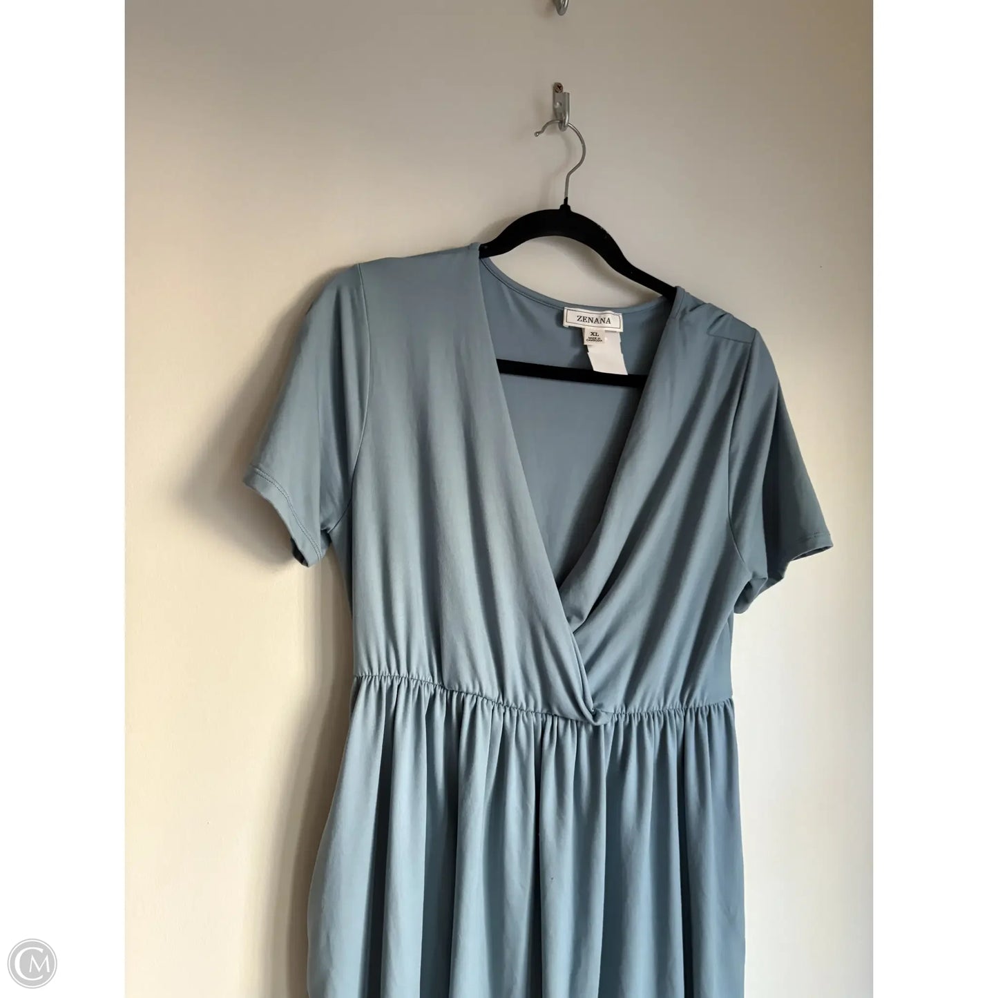 Dress Work By Zenana Outfitters In Blue, Size: Xl