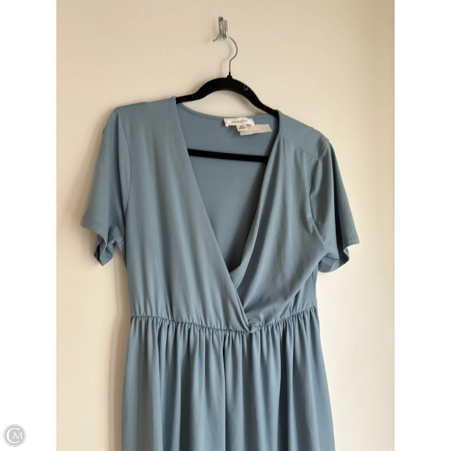 Dress Work By Zenana Outfitters In Blue, Size: Xl