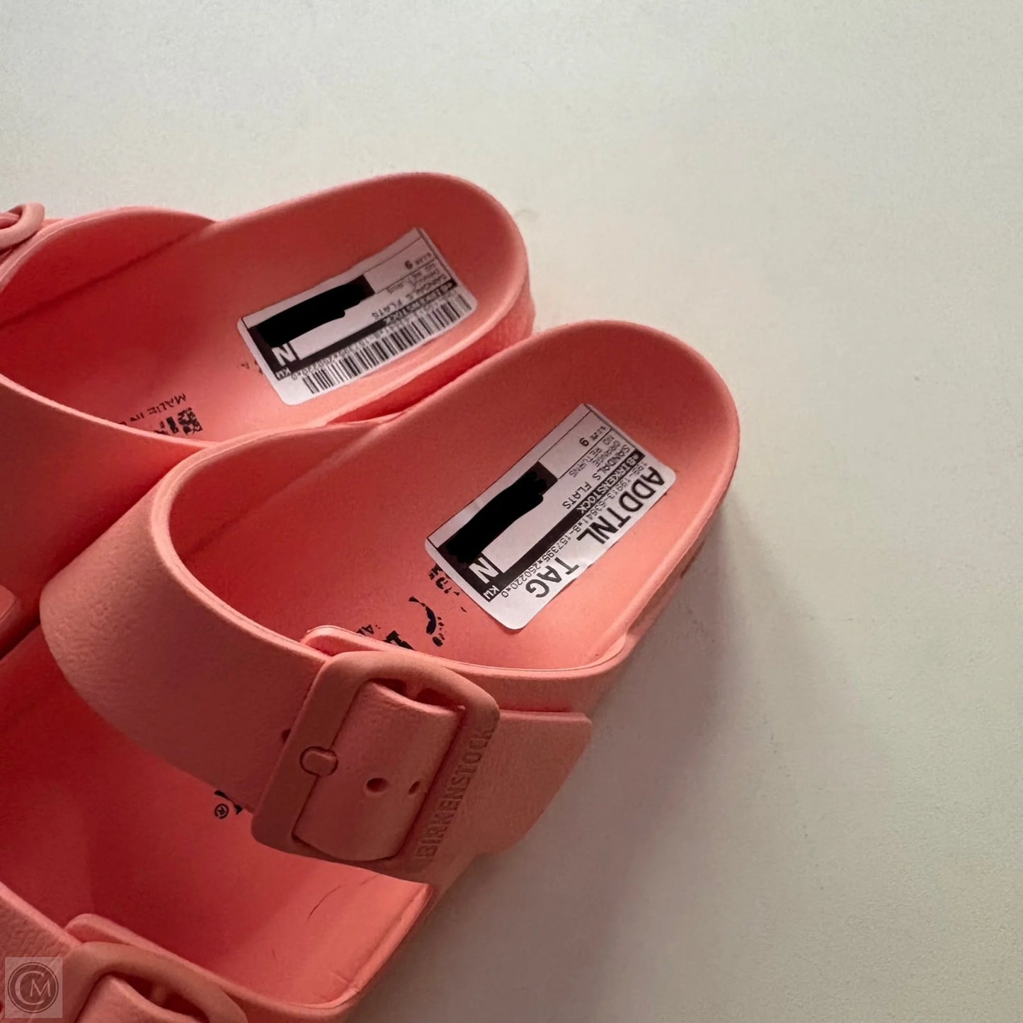 Sandals Flats By Birkenstock In Orange, Size: 9