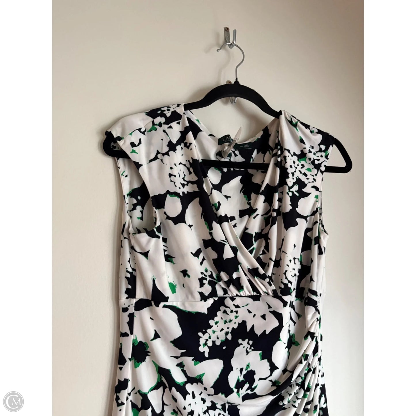 Dress Work By Lauren By Ralph Lauren In Floral Print, Size: M