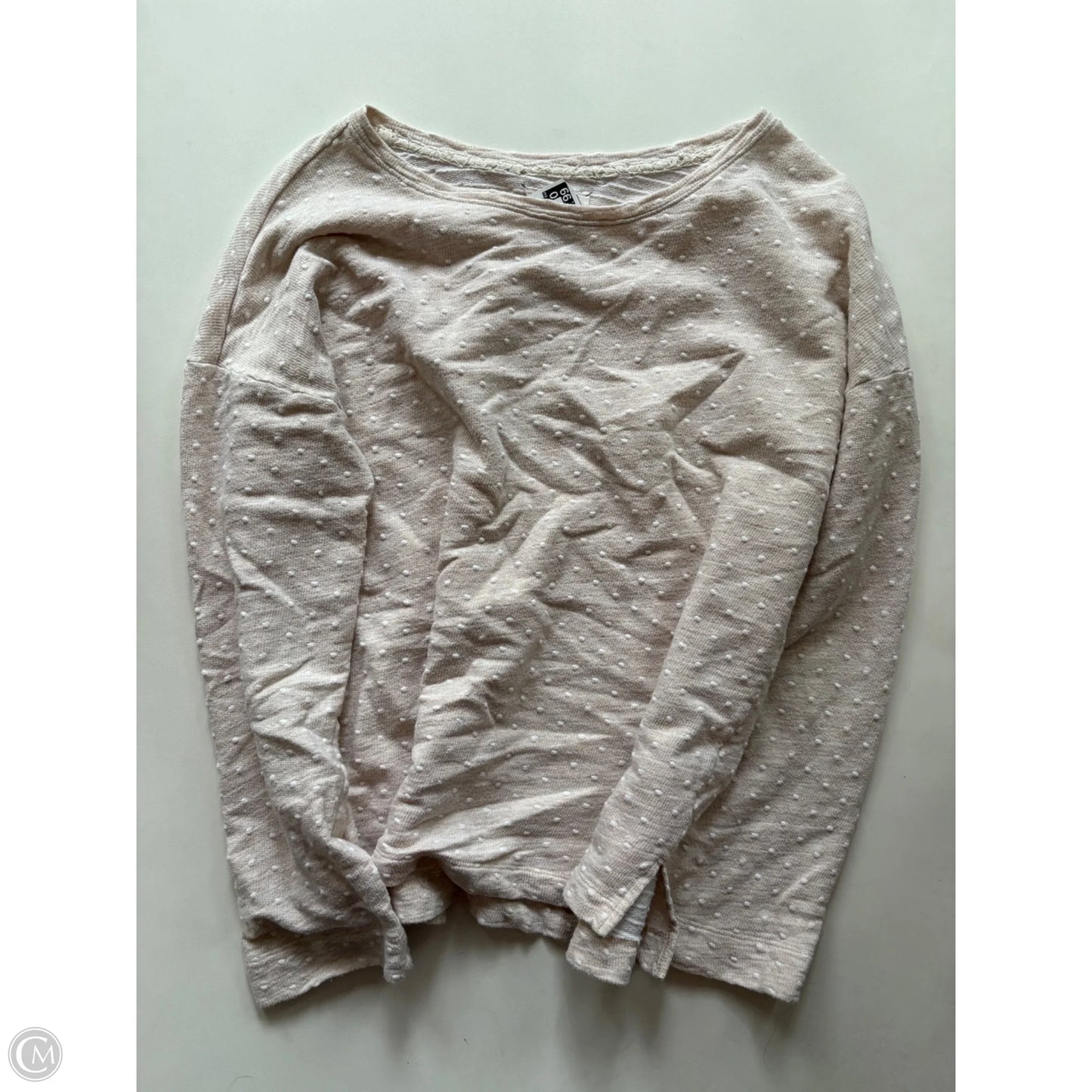 Top Long Sleeve By Lou And Grey In Cream, Size: L
