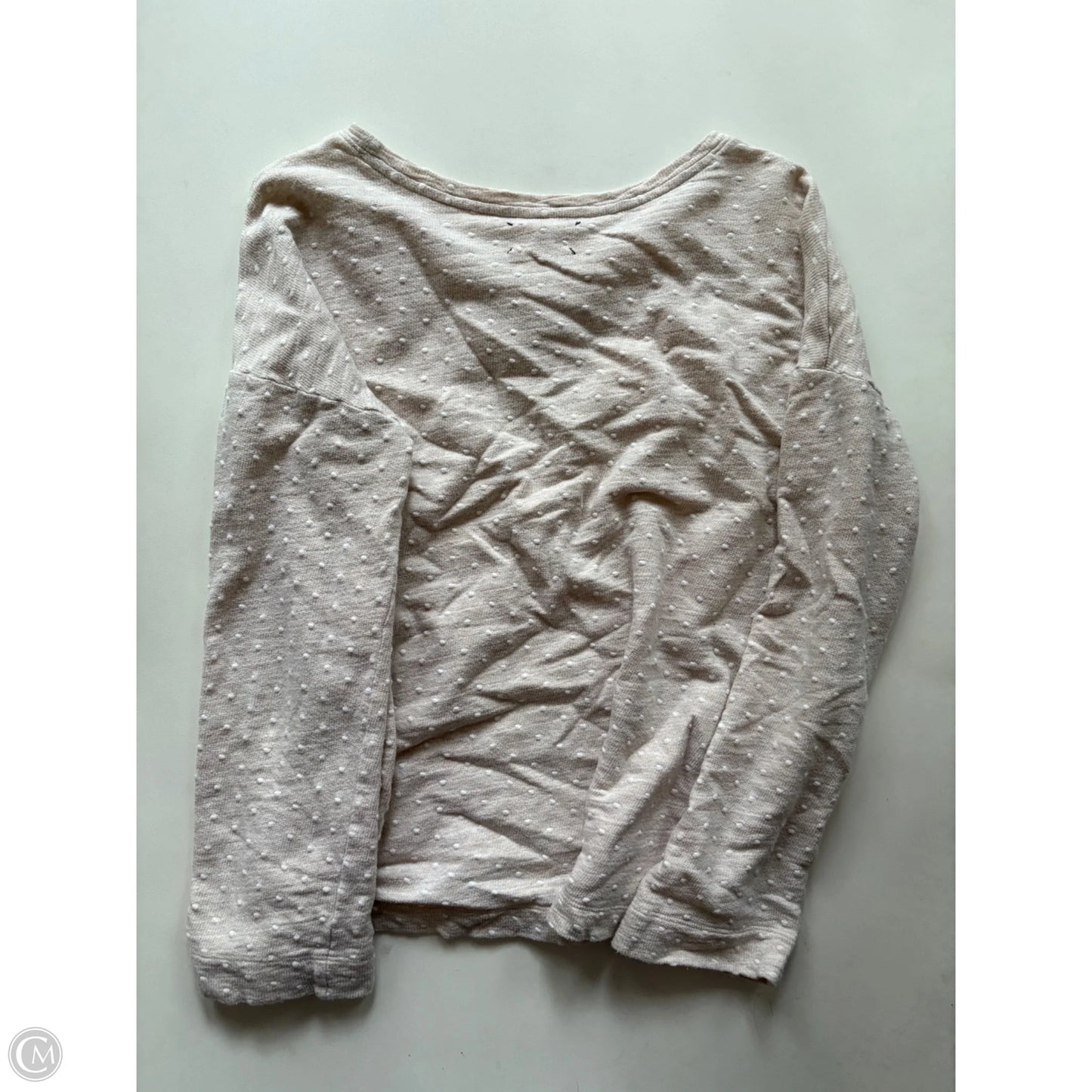 Top Long Sleeve By Lou And Grey In Cream, Size: L