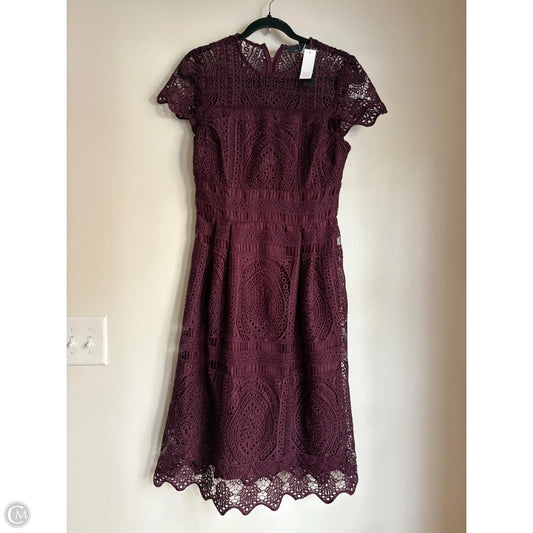 Dress Casual Maxi By White House Black Market In Maroon, Size: S