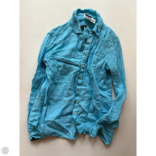 Top Long Sleeve By Talbots In Blue, Size: Sp