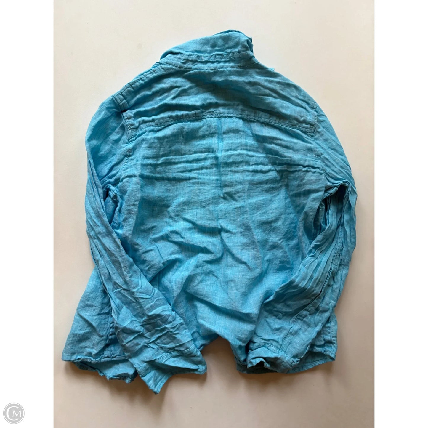 Top Long Sleeve By Talbots In Blue, Size: Sp