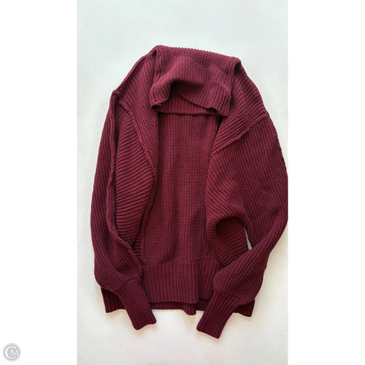 Sweater By Zenana Outfitters In Maroon, Size: Xl