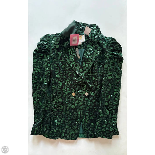 Blazer By Emily Mccarthy In Green, Size: Xs