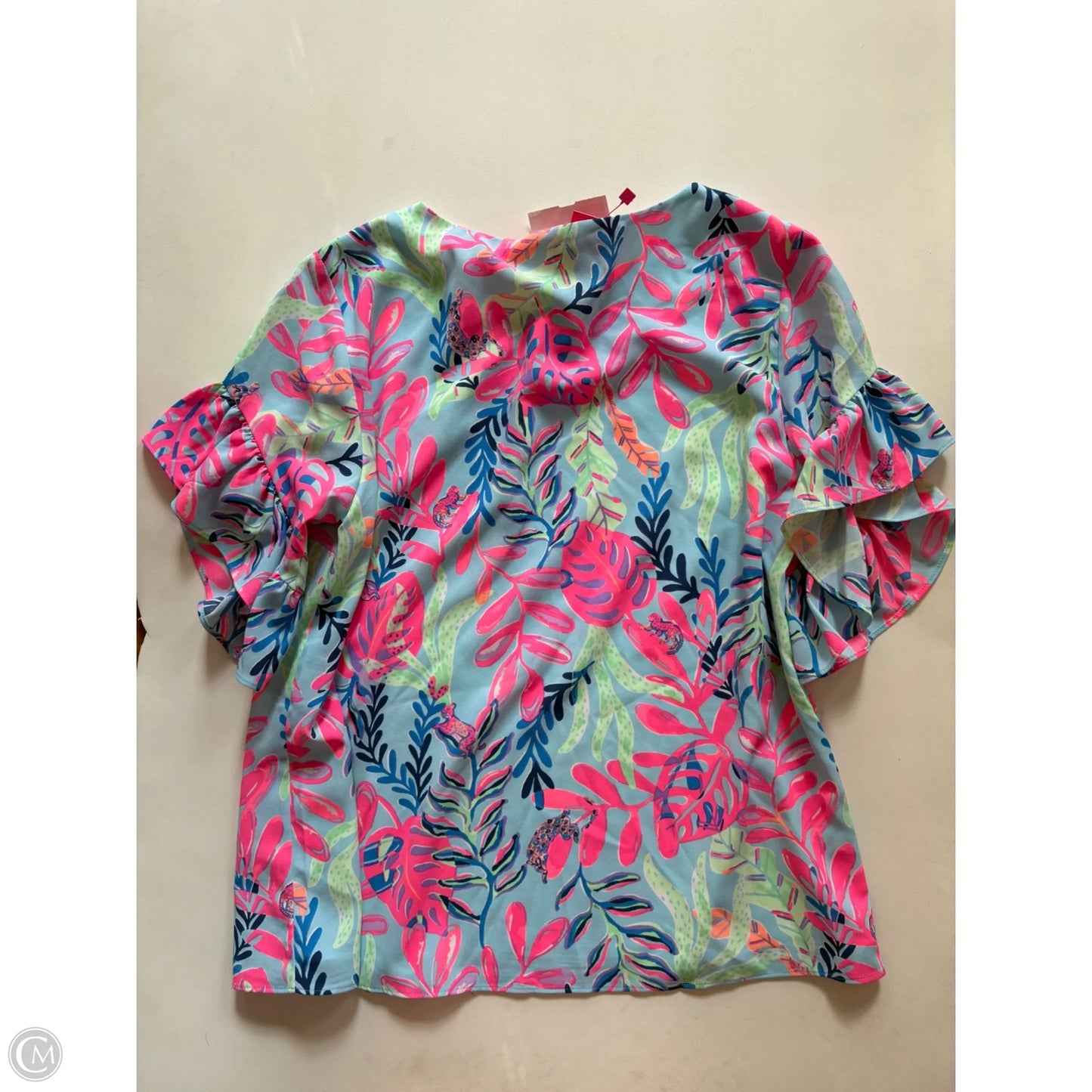 Blouse Designer By Lilly Pulitzer In Floral Print, Size: Xs