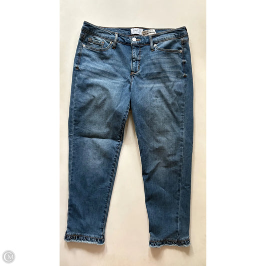 Jeans Cropped By Crown And Ivy In Blue, Size: 12
