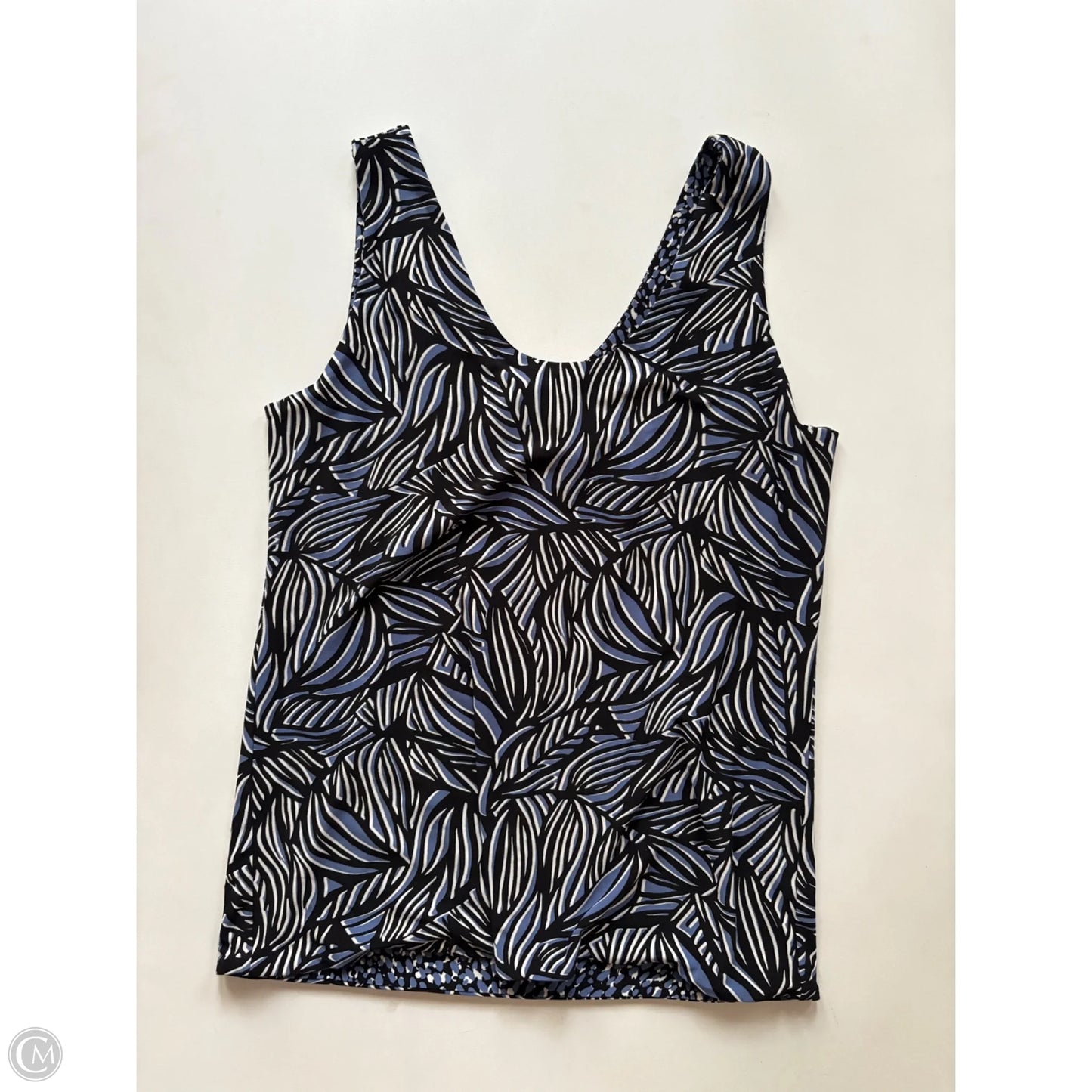 Blouse Sleeveless By Anne Klein In Blue, Size: Xs
