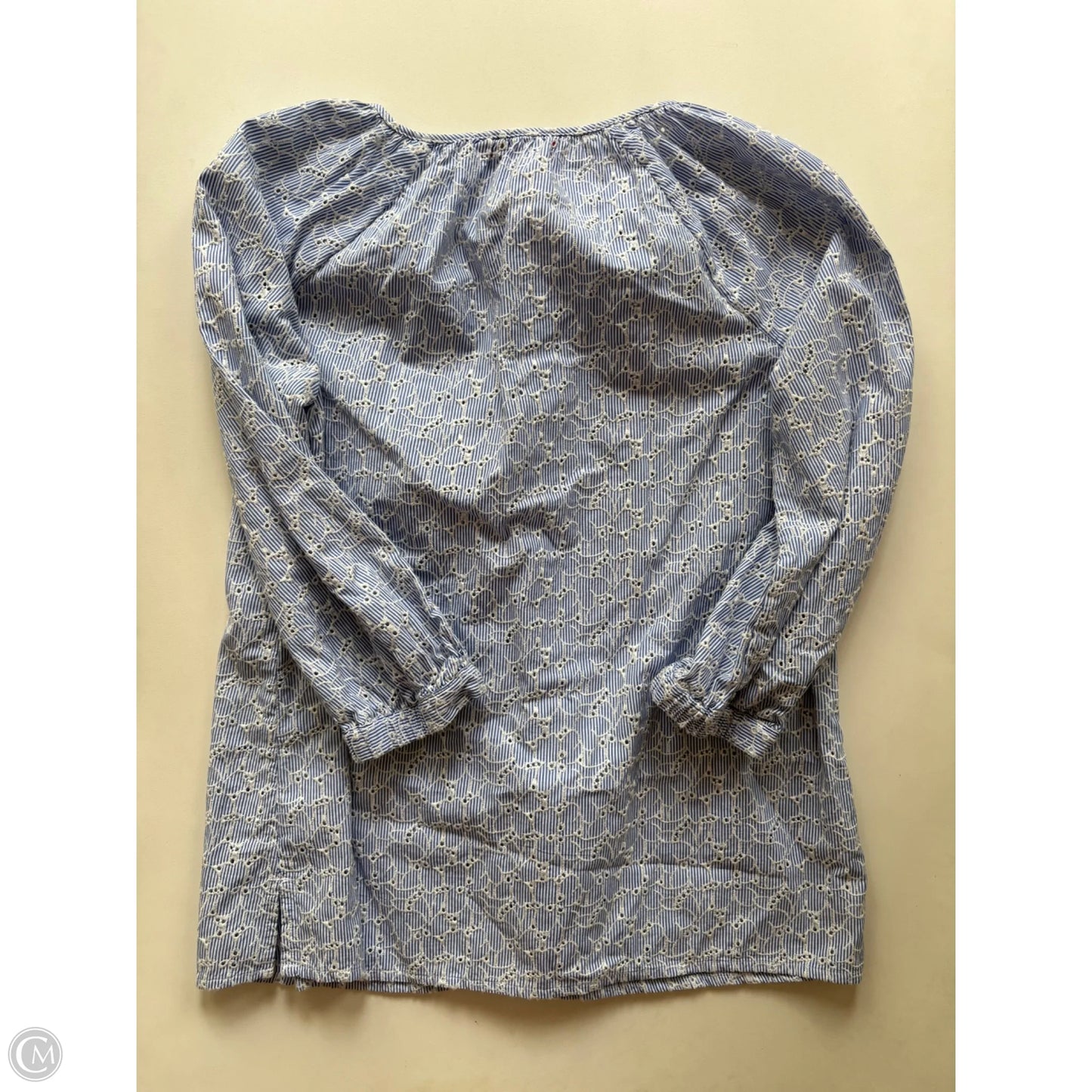 Top Long Sleeve Designer By Lilly Pulitzer In Striped Pattern, Size: Xs