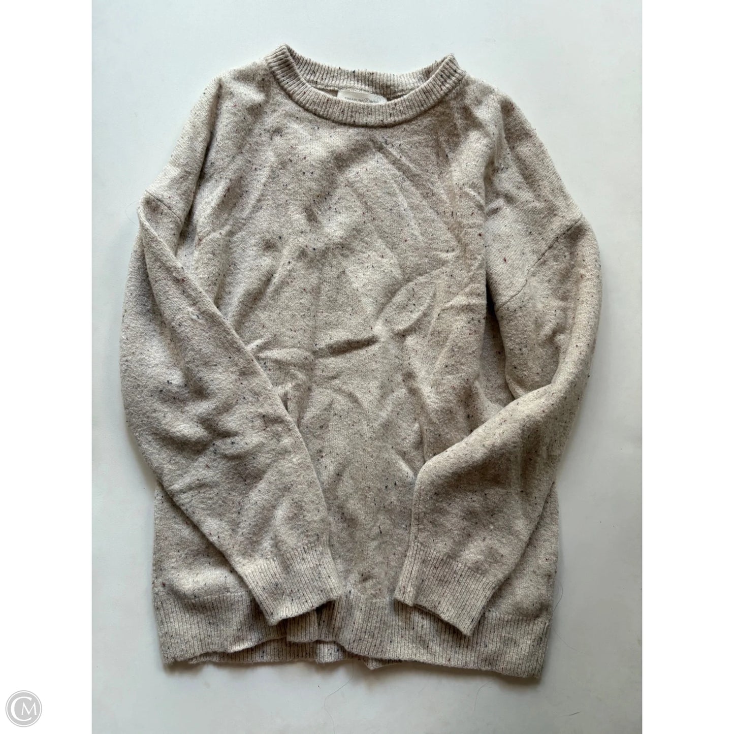 Sweater By Treasure And Bond In Cream, Size: Xs