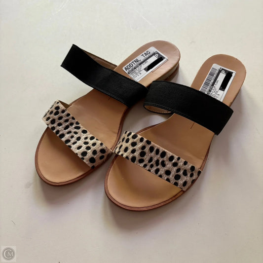 Sandals Flip Flops By Dolce Vita In Animal Print, Size: 7.5