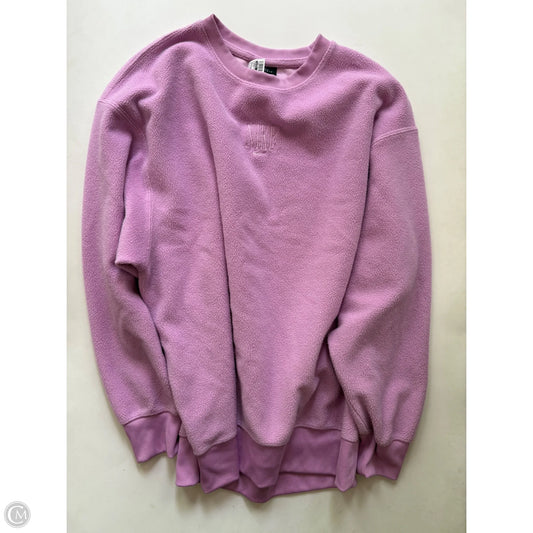 Sweatshirt Crewneck By Nike In Pink, Size: M