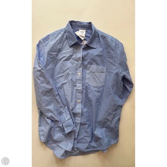 Top Long Sleeve By Gap In Striped Pattern, Size: Xs