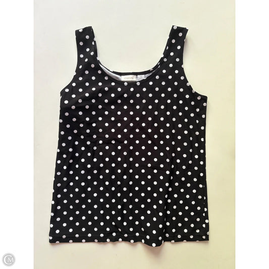 Tank Top By Chicos In Polkadot Pattern, Size: M
